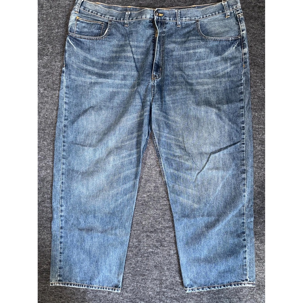The Foundry Supply Co Jeans Mens 50x30 Blue Denim 5 Pockets Medium Wash Straight